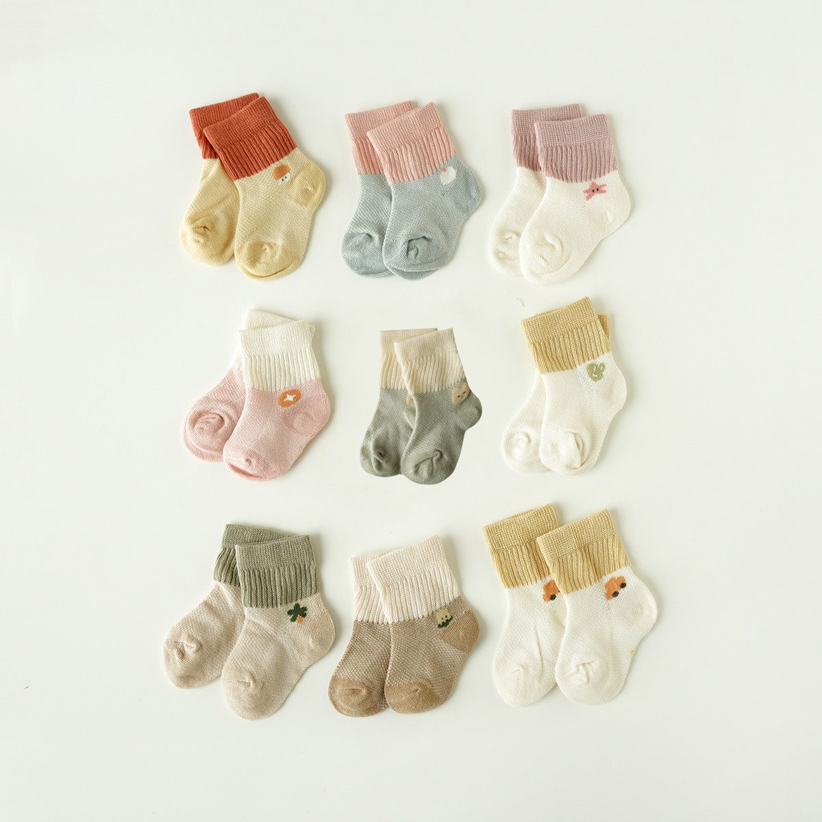 A类三双装婴儿袜 儿童网眼中筒袜子 男女童拼色薄袜 宝宝袜春夏款,童装/婴儿装/亲子装,儿童袜子(0-16岁),淘宝优惠券,粉丝福利购,淘宝优惠卷