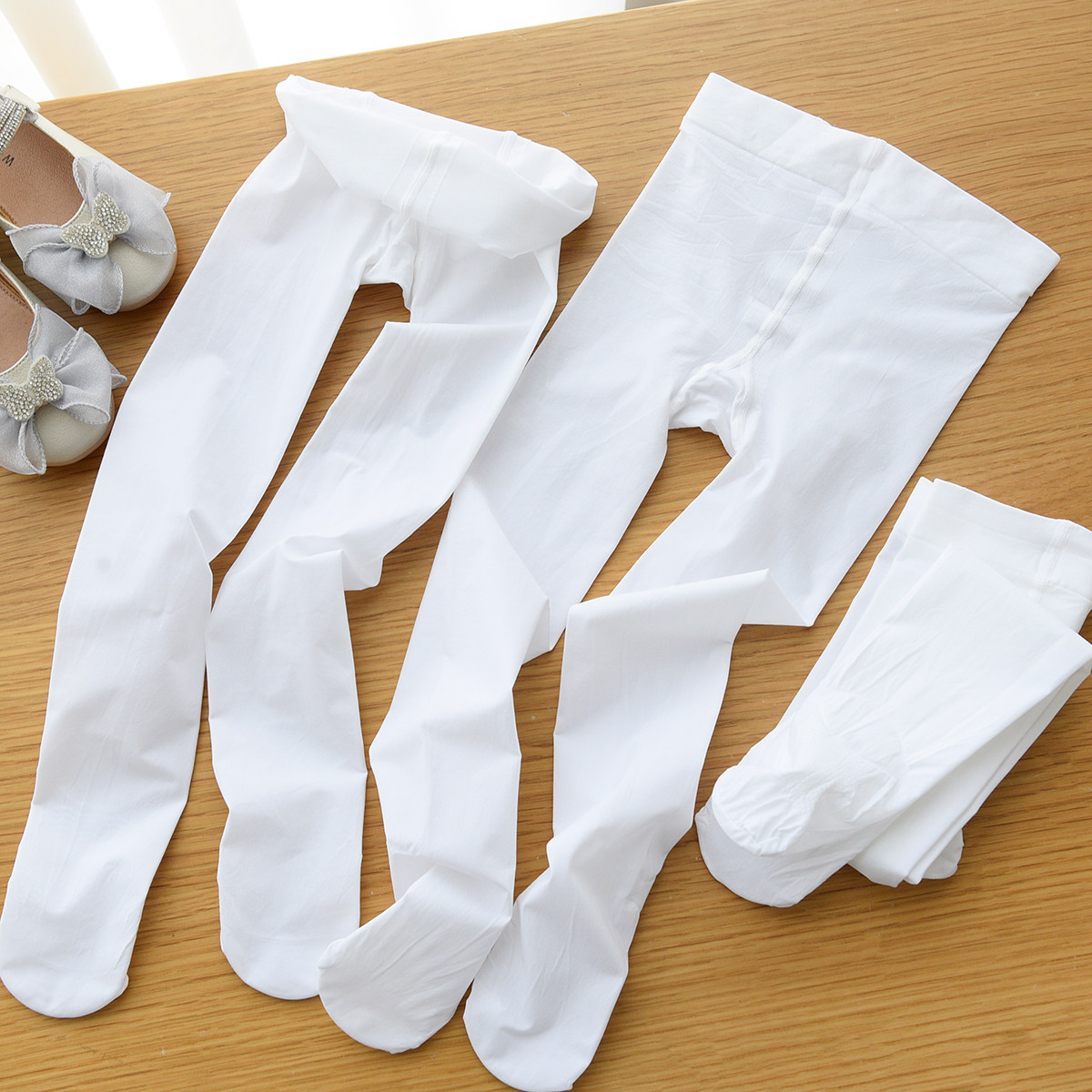 夏日薄款 儿童弹力连裤袜女童打底袜 连脚打底裤舞蹈袜子夏款童装