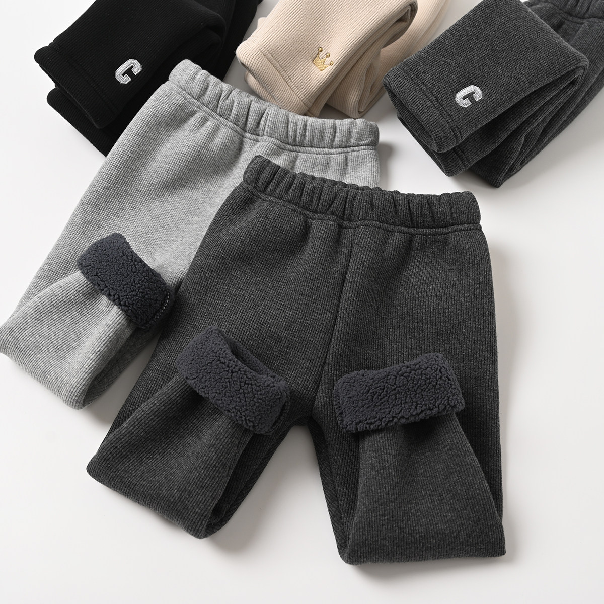 特 一体绒 儿童纯棉加绒打底裤女童修身保暖长裤 中大童 秋冬款,童装/婴儿装/亲子装,裤子,淘宝优惠券,粉丝福利购,淘宝优惠卷