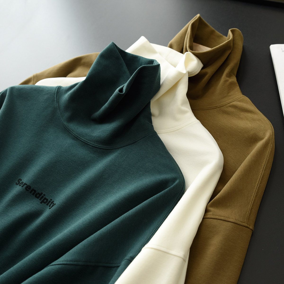 特 女士莫棉双面高领长袖打底衫 纯色字母宽松长袖T恤 秋冬 女装,女装/女士精品,T恤,淘宝优惠券,粉丝福利购,淘宝优惠卷