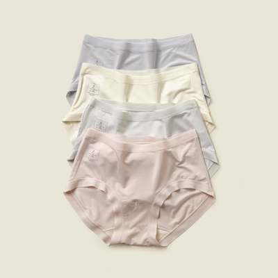 A类抑菌女士内裤中低腰莫代尔