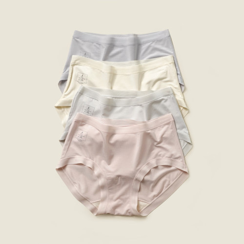 A类抑菌女士内裤中低腰莫代尔