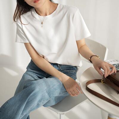 女50支精梳棉短袖基础百搭