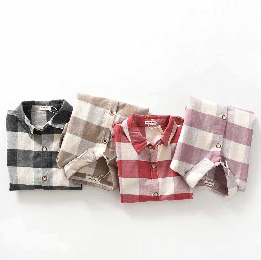 Chemise fille à manche longue en coton - Ref 2085323 Image 3