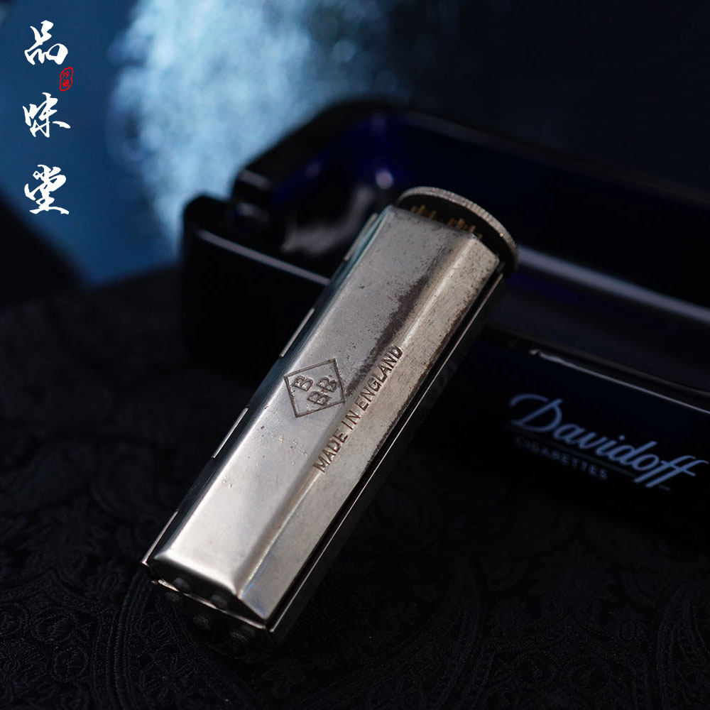 原版1930年英国原装BBB烟具百年品牌古董卷烟器手卷六轴 纯铜镀铬