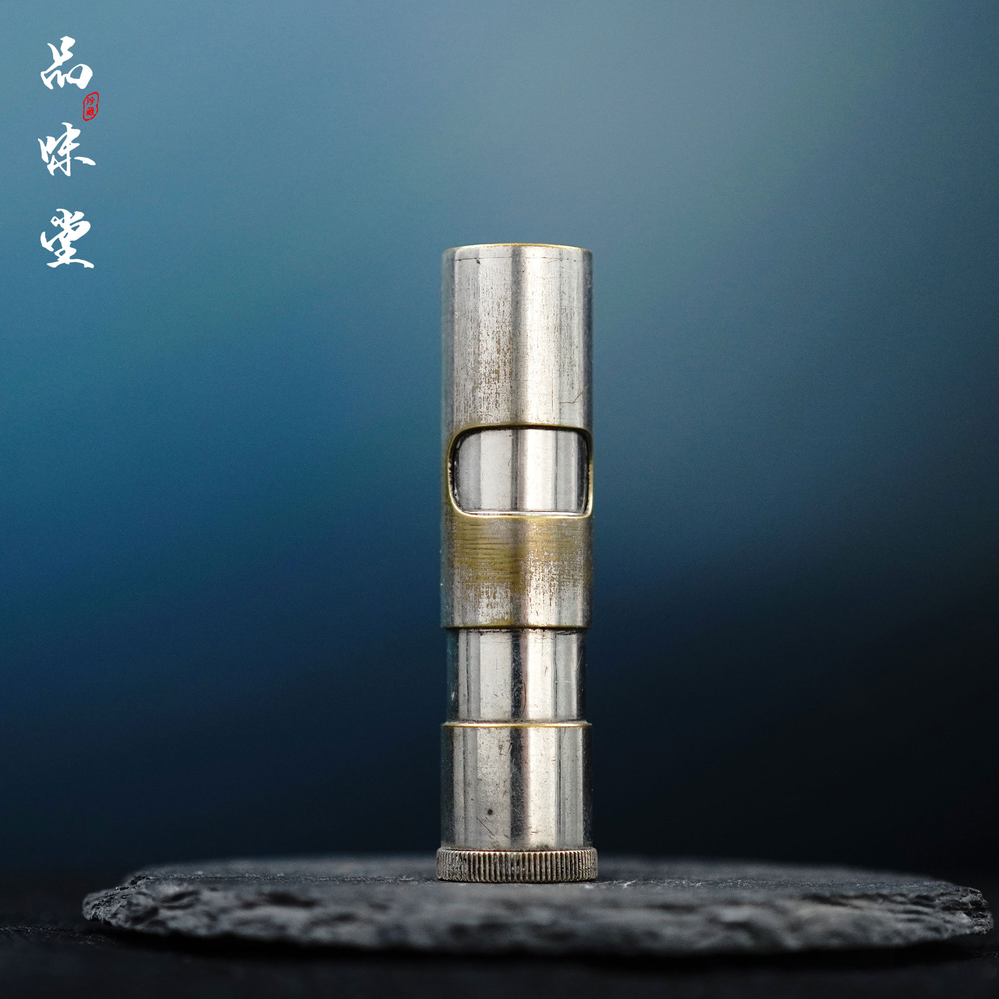 1940年英国TOTEM天窗机挤压式齿轮传动煤油打火机男士机藏绝版