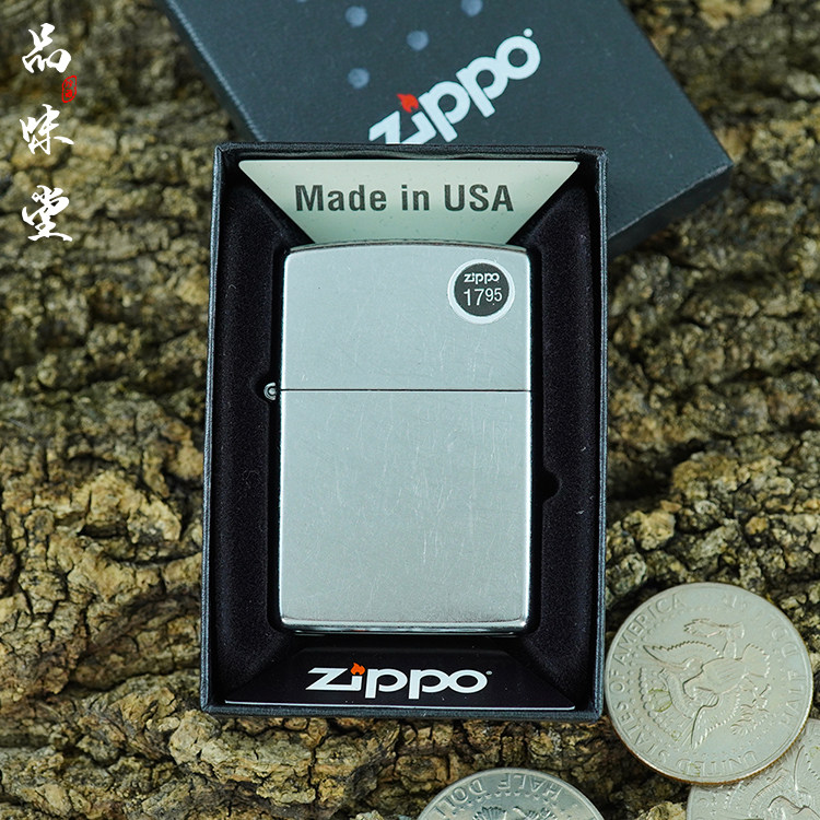 2022年全新美国原装正品zippo芝宝磨砂古董打火机烟具防风男送礼