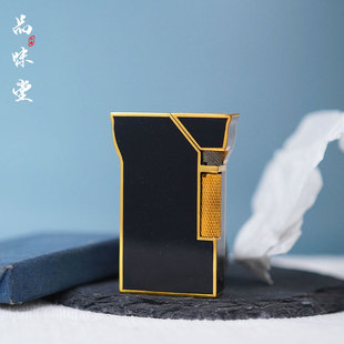 收藏级1960年法国PAM帕梅黑色中国漆煤油古董打火机高奢绝版 烟具