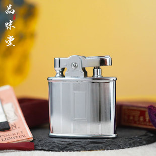 1940年美国RONSON朗森纯铜镀铬经典磕头机煤油古董打火机男神礼物