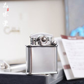 日本原装 经典 Colibri科乐比摇臂机油壶套装 打火机一脚蹬烟具男士