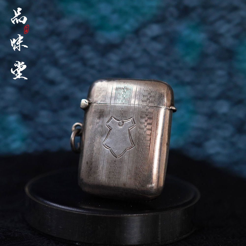 1927年英国伯明翰925纯银古董火柴盒复古个性百年历史收藏绝版