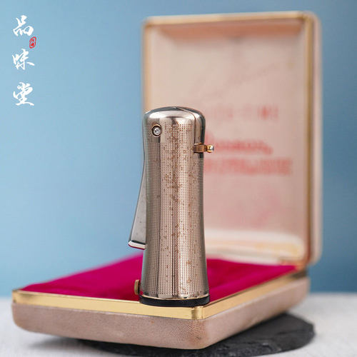1970年美国RONSON朗森侧压气体打火机机械表手表腕表设计独特收藏