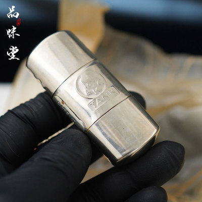 1940年德国TANK坦克防风战壕机打火机油壶侧边铭牌原厂油纸库存新
