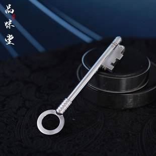 1940年法国MYON老式钥匙造型煤油古董打火机复古个性别致独特收藏