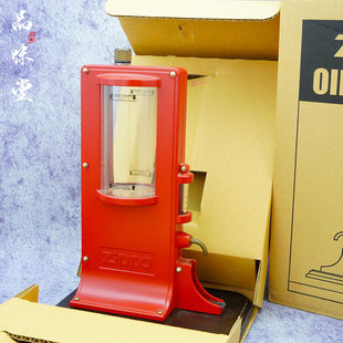 全新原装正品zippo芝宝红色漆面打火机台式专用加油壶仓收藏绝版