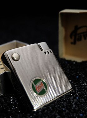 1949年代德国产Favorit煤油古董自动打火机点火个性挤压式包邮