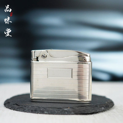 1940年美国RONSON朗森纯银机煤油古董打火机sterling银标经典复古