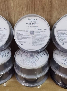 sony索尼128GB光盘BD-R XL一次性空白刻录蓝光盘可打印企业级日产