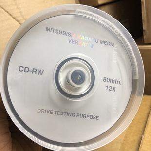 台产三菱cd可擦写光盘CD-RW光盘700M 空白刻录碟多次性重复写光碟
