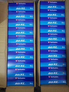 Verbati威宝100GB4蓝光盘D NQRXL可打印mX蓝光刻B录盘单100G光盘