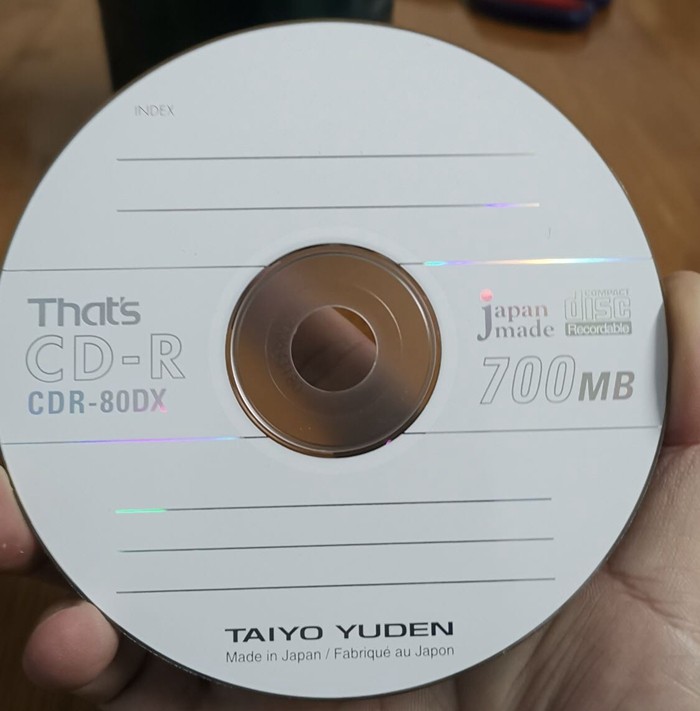 刻录盘太阳诱电水蓝CD刻录光碟图片