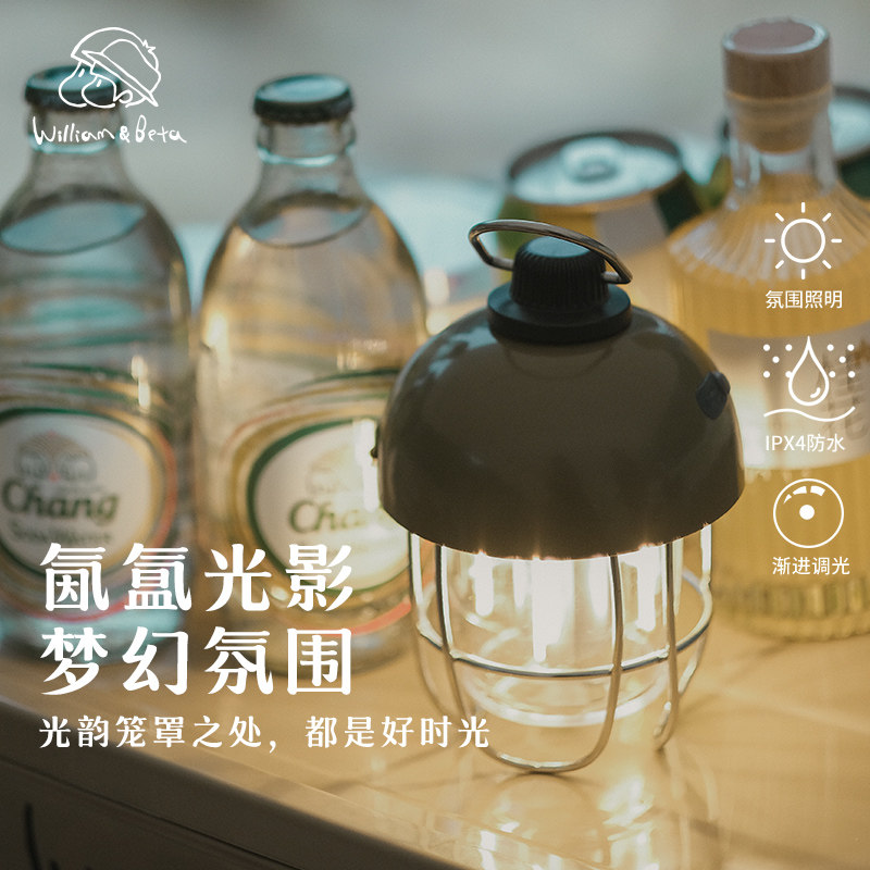 户外露营防水橡果灯小新和贝塔图片
