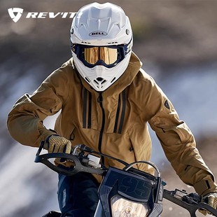 revit元素摩托车骑行服黑水防水防风防摔拉力通勤长途四季夹克男