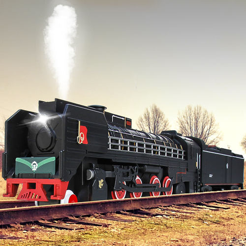 火车模型声音灯光回力合金