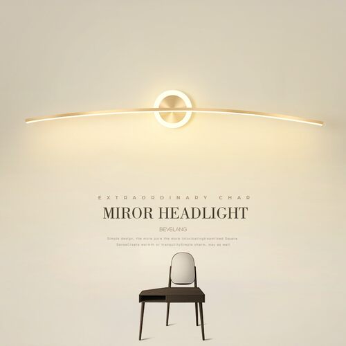 壁灯化妆室浴室现代简约led镜柜灯北欧创意个性极简化妆台镜前灯