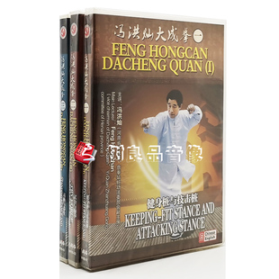 俏佳人正版 合集1 冯洪灿大成拳系列 4DVD 武术教学碟片光盘