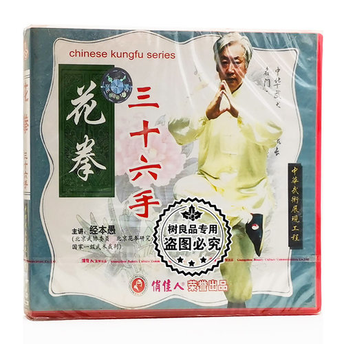 俏佳人正版武术教学光盘 花拳系列 三十六手 1VCD碟片