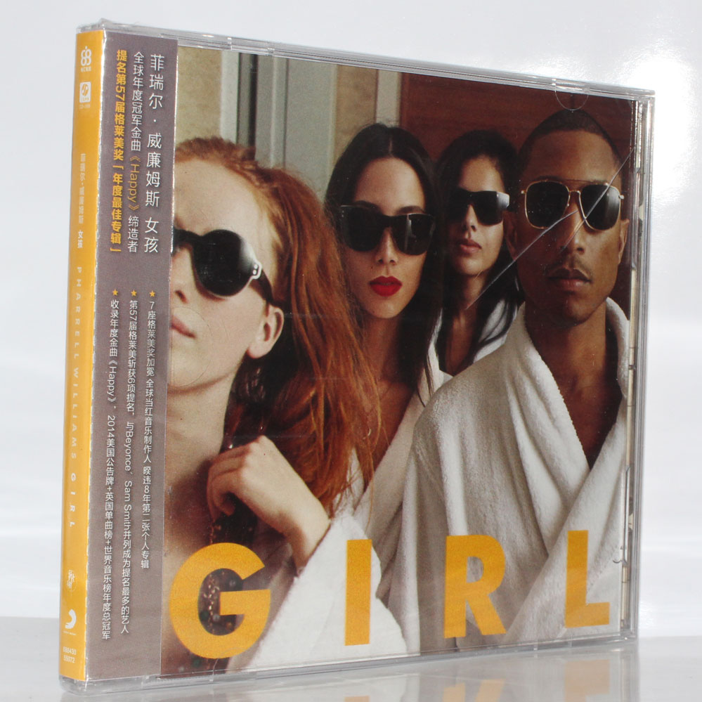 正版 菲瑞尔·威廉姆斯 PharrellWilliams：Girl女孩 CD音乐唱片