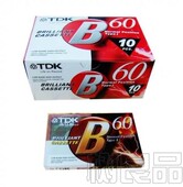 60录音带10片 正版 盒 空磁带60分钟TDK 空白带TDK 空白录音磁带