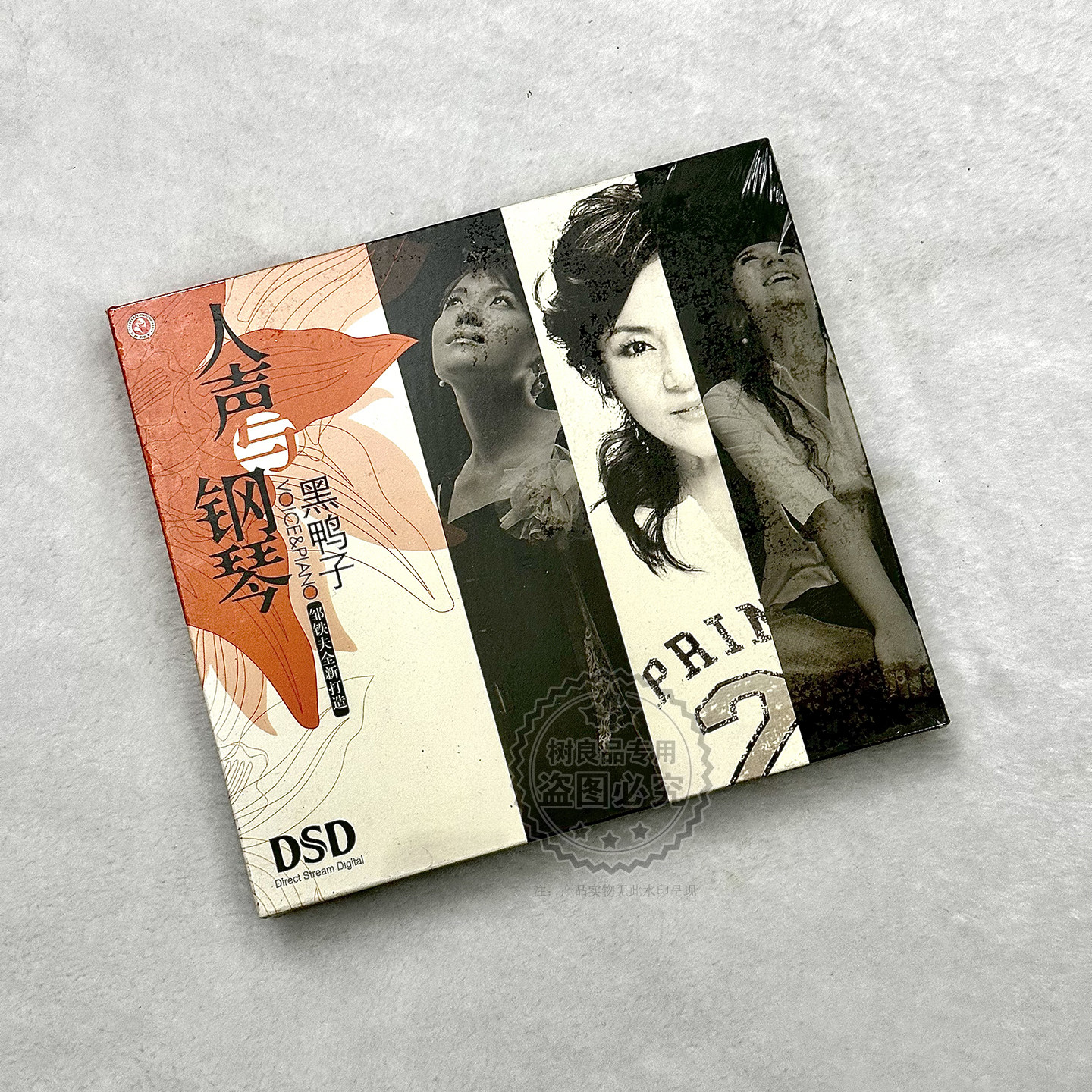 正版俏佳人发烧碟 黑鸭子 人声与钢琴 DSD 1CD 追梦人 美丽心情