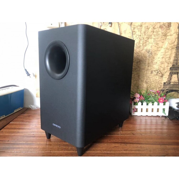 安桥大功率低音炮6.5寸喇叭木质无源音箱家用超重低音炮家庭影院