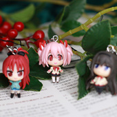 散货魔法少女小圆鹿目圆晓美焰扭蛋可爱动漫周边手机挂件包包挂饰