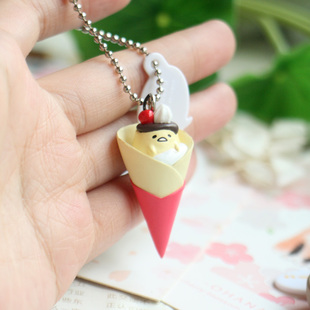 日本创意可爱动漫Q版卡通懒蛋君模型食玩玩具蛋黄哥公仔手办摆件