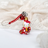 三丽鸥手机挂件凯蒂猫Hello kitty手机链少女挂链挂饰U盘吊坠饰品