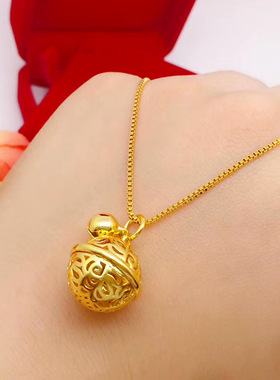新款转运珠24k仿黄金不掉色宫铃