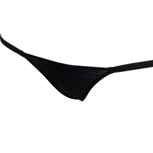 U&I丁字裤女生高档薄微透明冰丝性感超低腰情调火辣女士T内裤