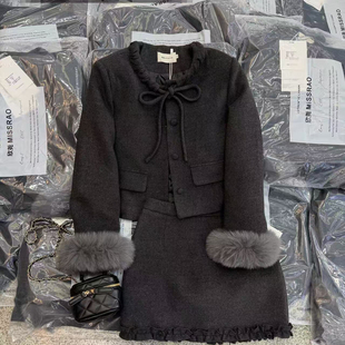 60650 半身裙套装 Cecil轻奢气质法式 羽绒服