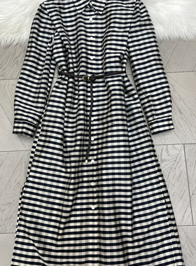 可可-26年早春上新气质收腰宽松显瘦连衣裙(配腰带)A9631