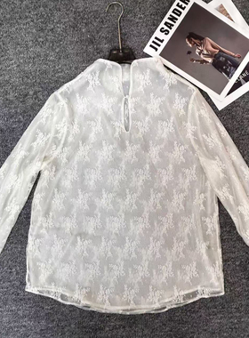 可可-大牌老钱新中式跑量爆款蕾丝提花薄款上衣小衫YS2-t519
