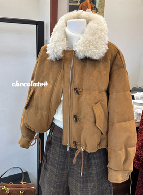 Cecil火这羽绒外套直接把冬日浪漫拉满加厚保暖羽绒服外套25958