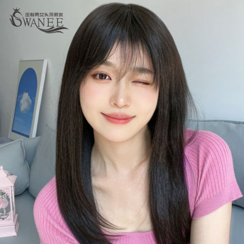 swanee真人发丝时尚减龄空气刘海