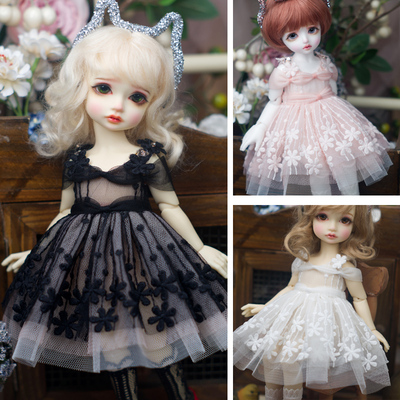 taobao agent BJD baby dress 6 -point female baby dress SD doll clothes AMORS peach blossoms