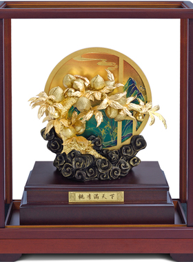 毕业礼物男女学校纪念礼品教师节礼物2026新款桃李满门金箔画摆件