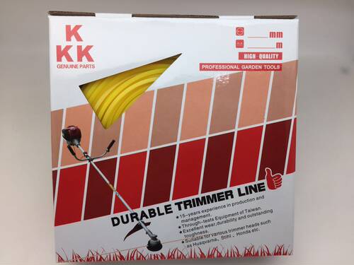 KKK耐磨割草线2.4方形打草线尼龙线尼龙绳防护绳子