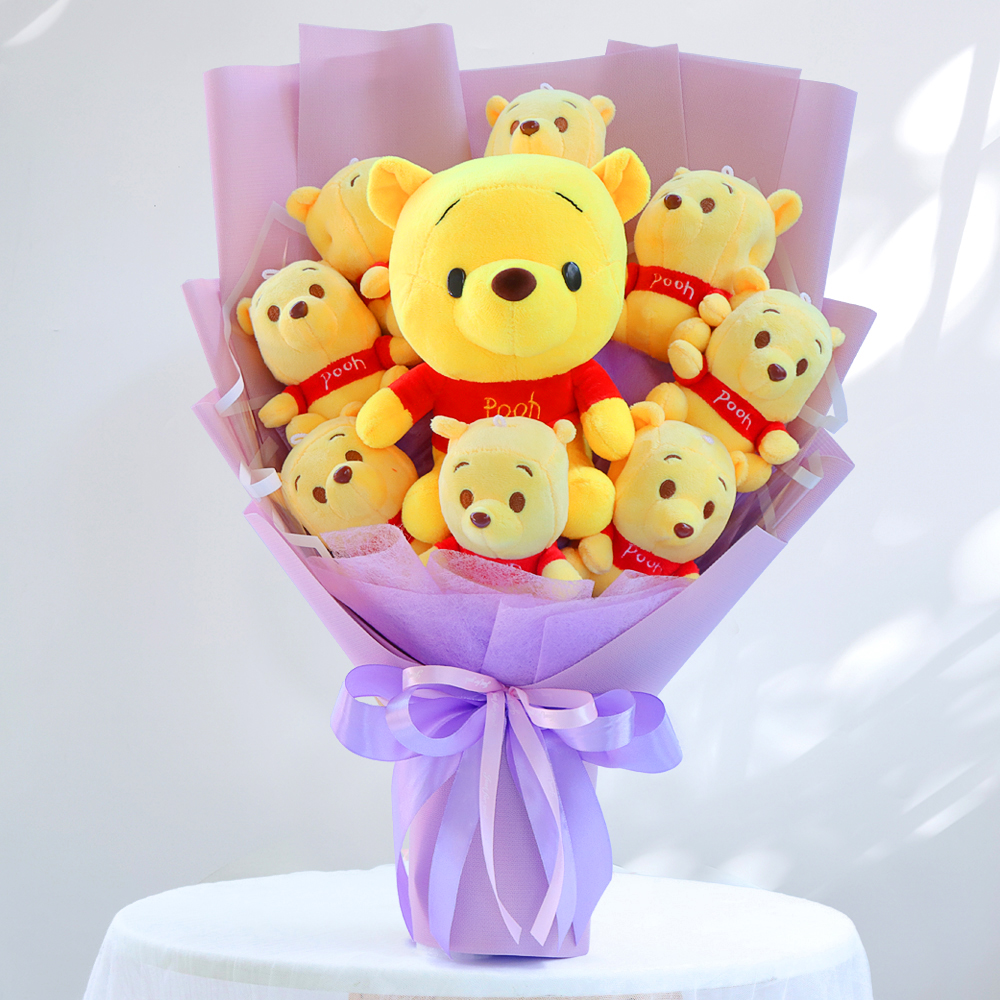 公仔小熊生日礼物毕业照送女生