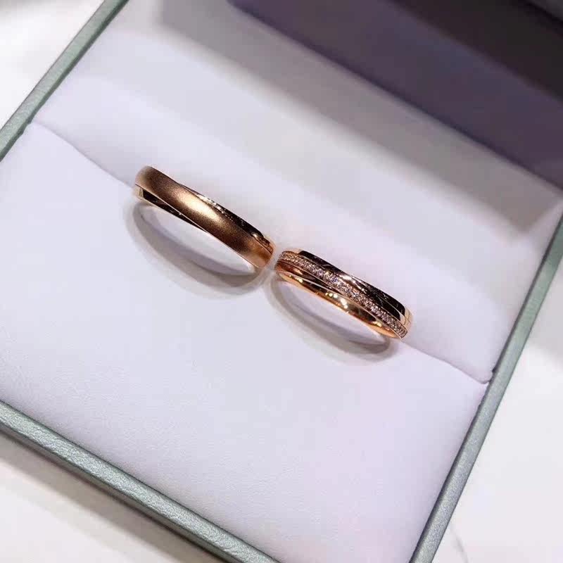 铭轩珠宝结婚彩金情侣对戒